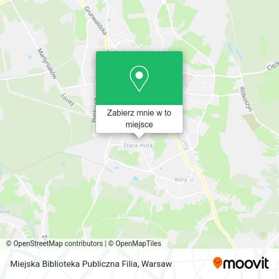 Mapa Miejska Biblioteka Publiczna Filia