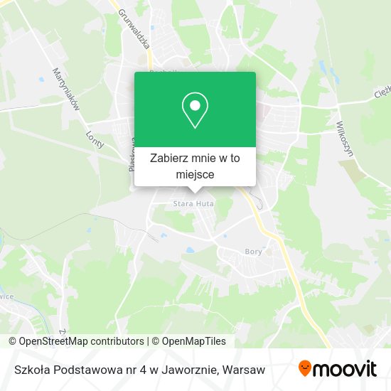 Mapa Szkoła Podstawowa nr 4 w Jaworznie