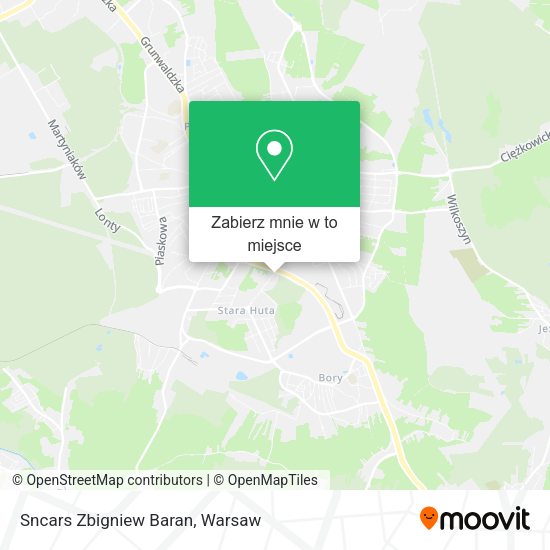 Mapa Sncars Zbigniew Baran