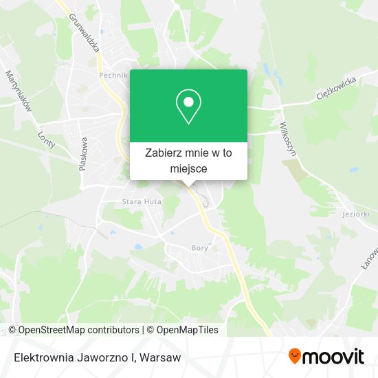 Mapa Elektrownia Jaworzno I