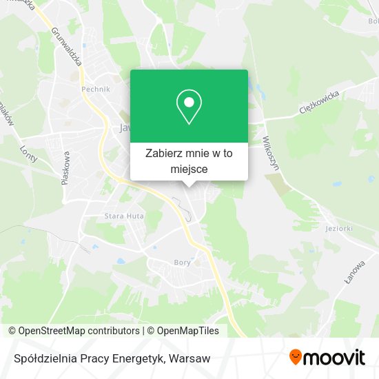 Mapa Spółdzielnia Pracy Energetyk