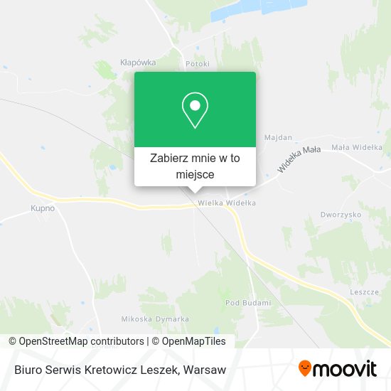 Mapa Biuro Serwis Kretowicz Leszek