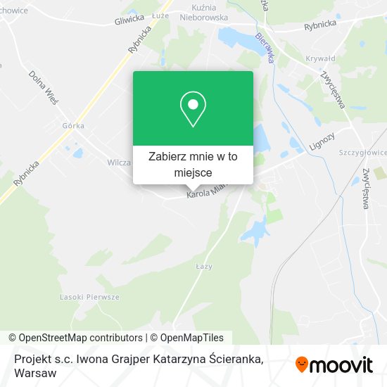 Mapa Projekt s.c. Iwona Grajper Katarzyna Ścieranka