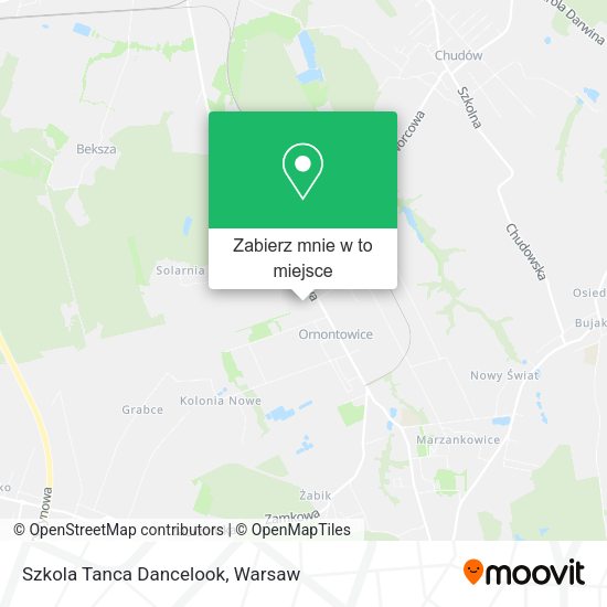 Mapa Szkola Tanca Dancelook