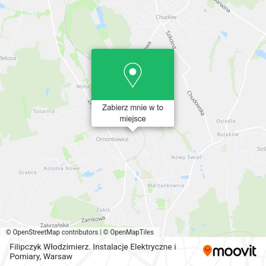 Mapa Filipczyk Włodzimierz. Instalacje Elektryczne i Pomiary