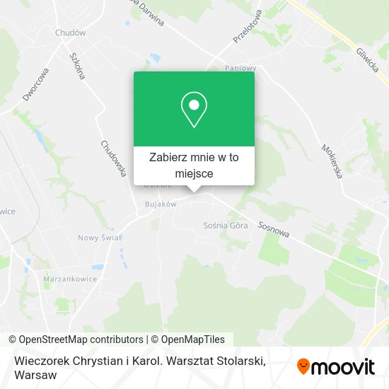 Mapa Wieczorek Chrystian i Karol. Warsztat Stolarski