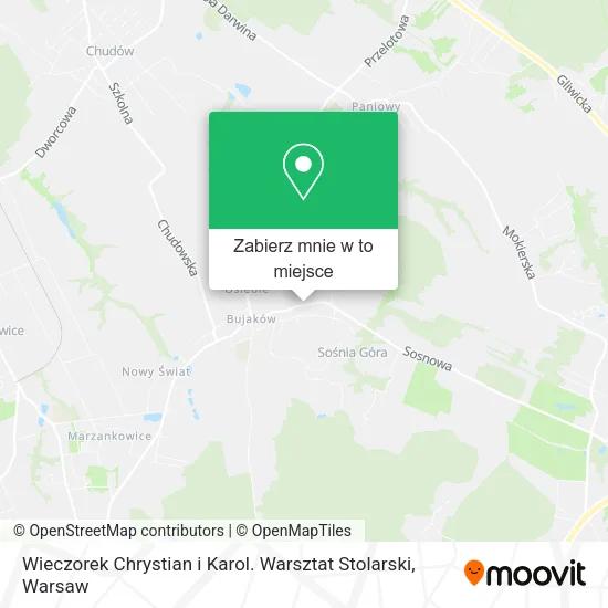 Mapa Wieczorek Chrystian i Karol. Warsztat Stolarski