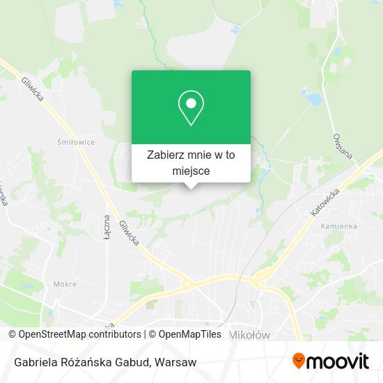 Mapa Gabriela Różańska Gabud