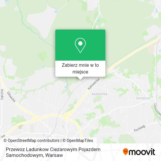 Mapa Przewoz Ladunkow Ciezarowym Pojazdem Samochodowym