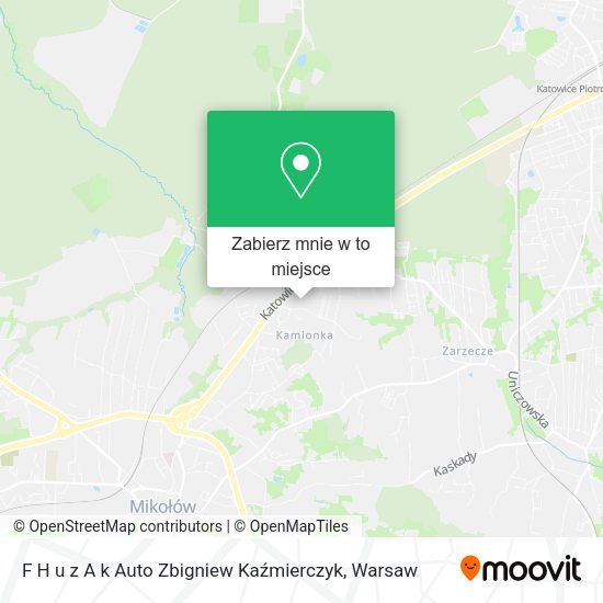 Mapa F H u z A k Auto Zbigniew Kaźmierczyk