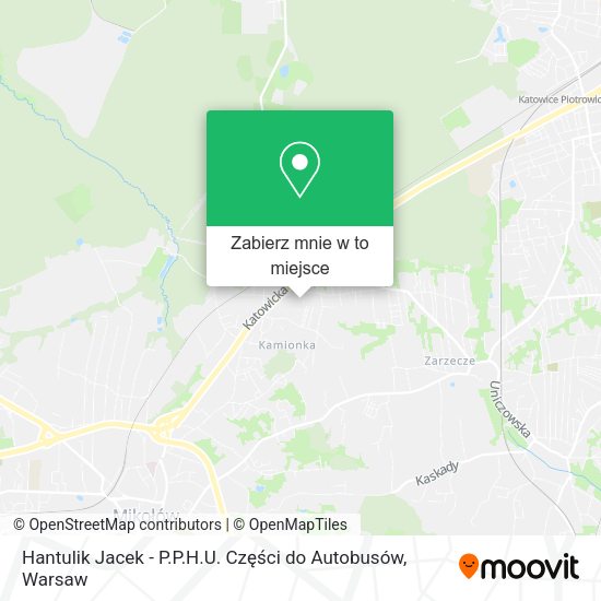 Mapa Hantulik Jacek - P.P.H.U. Części do Autobusów