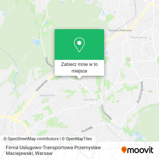 Mapa Firma Usługowo-Transportowa Przemysław Maciejewski