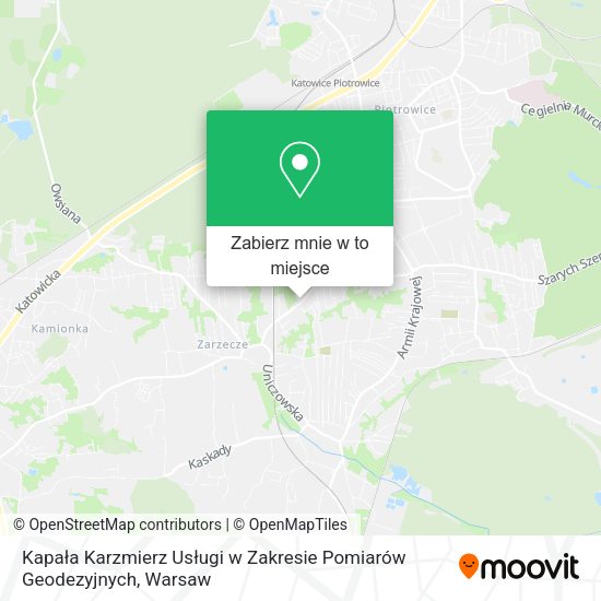 Mapa Kapała Karzmierz Usługi w Zakresie Pomiarów Geodezyjnych