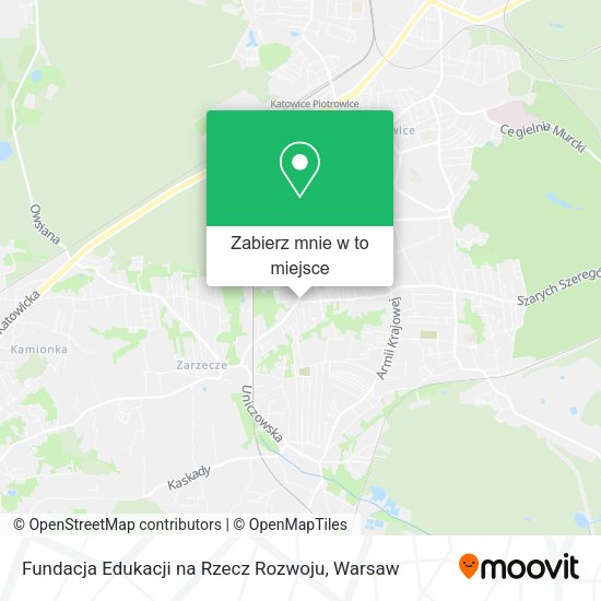 Mapa Fundacja Edukacji na Rzecz Rozwoju