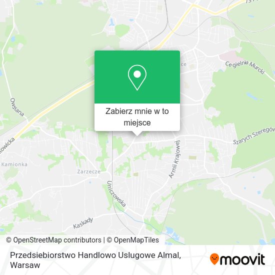 Mapa Przedsiebiorstwo Handlowo Uslugowe Almal