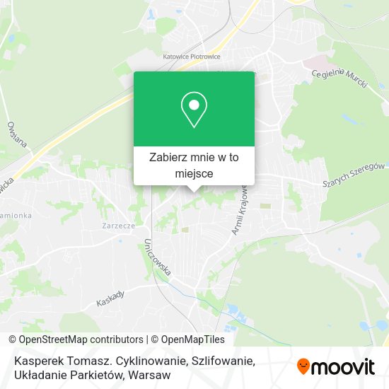 Mapa Kasperek Tomasz. Cyklinowanie, Szlifowanie, Układanie Parkietów