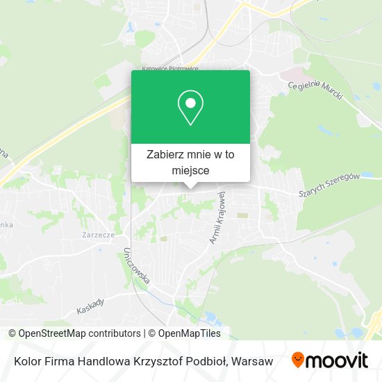 Mapa Kolor Firma Handlowa Krzysztof Podbioł