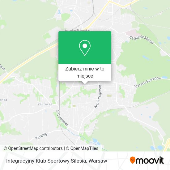 Mapa Integracyjny Klub Sportowy Silesia