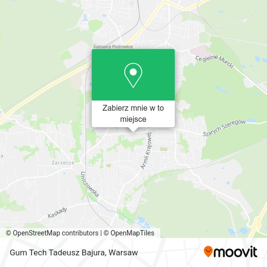 Mapa Gum Tech Tadeusz Bajura