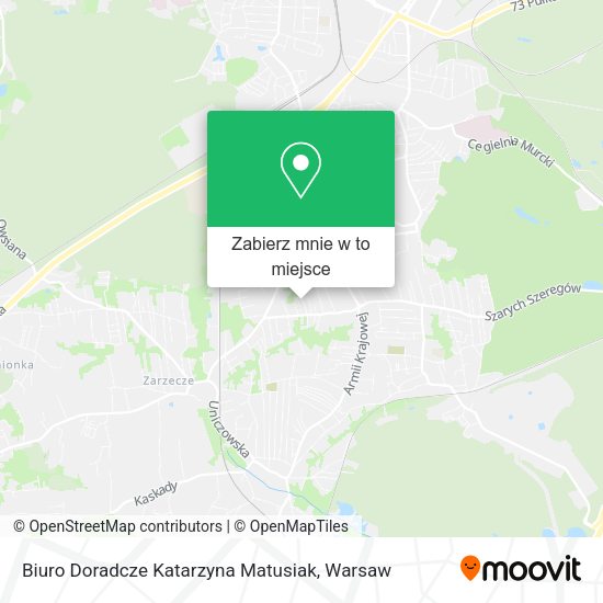 Mapa Biuro Doradcze Katarzyna Matusiak