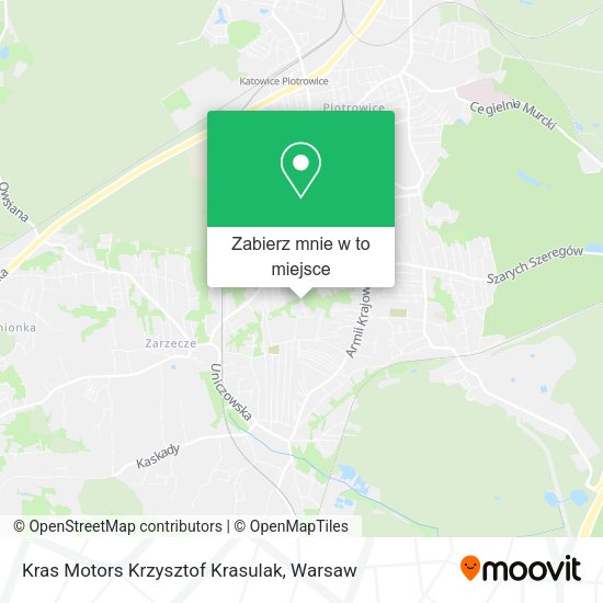 Mapa Kras Motors Krzysztof Krasulak