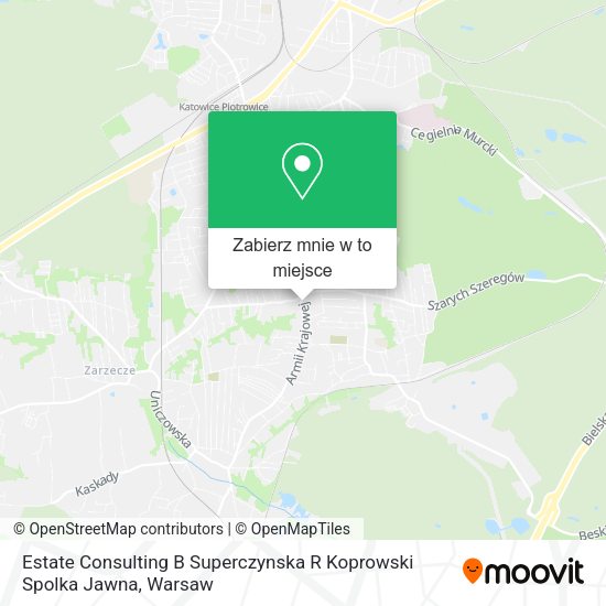 Mapa Estate Consulting B Superczynska R Koprowski Spolka Jawna