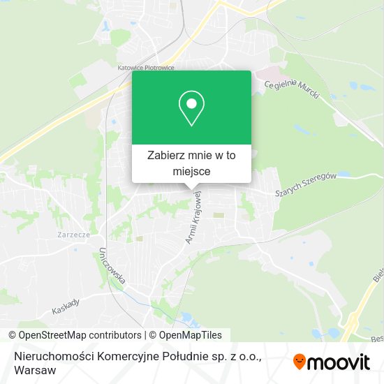 Mapa Nieruchomości Komercyjne Południe sp. z o.o.