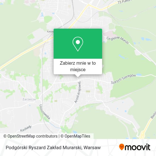 Mapa Podgórski Ryszard Zakład Murarski