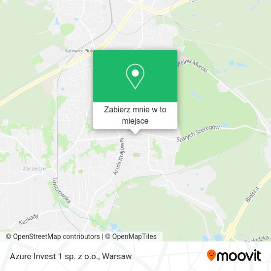Mapa Azure Invest 1 sp. z o.o.
