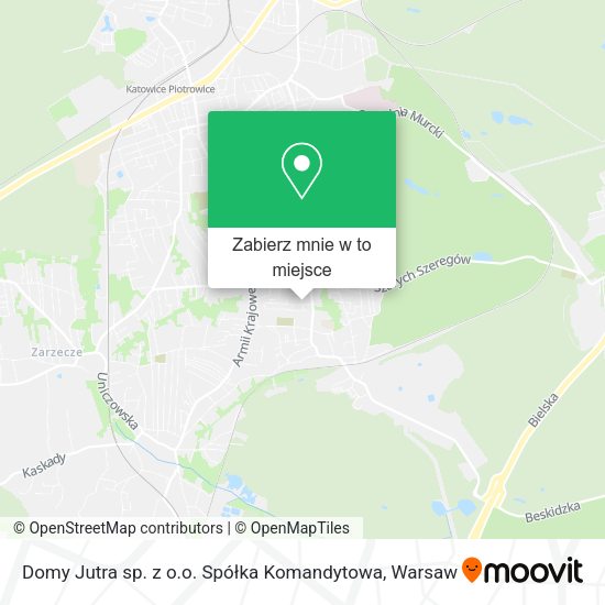 Mapa Domy Jutra sp. z o.o. Spółka Komandytowa