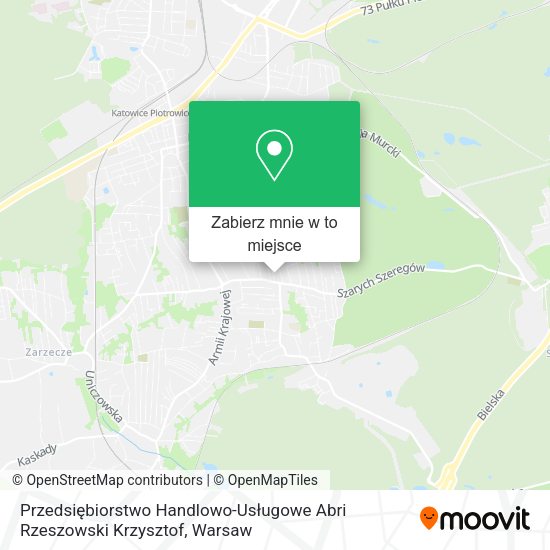 Mapa Przedsiębiorstwo Handlowo-Usługowe Abri Rzeszowski Krzysztof