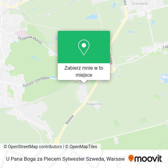 Mapa U Pana Boga za Piecem Sylwester Szweda