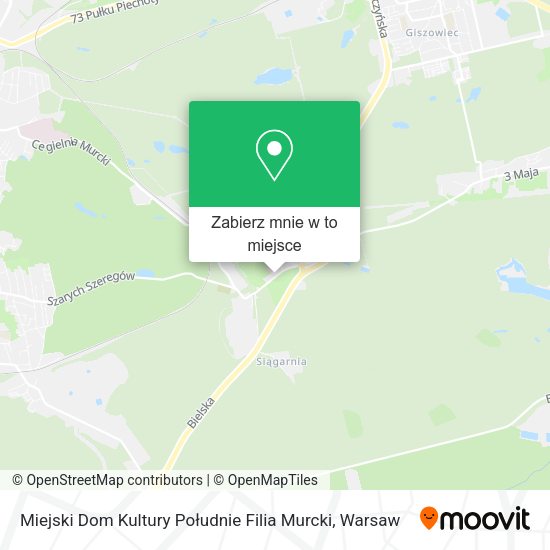 Mapa Miejski Dom Kultury Południe Filia Murcki