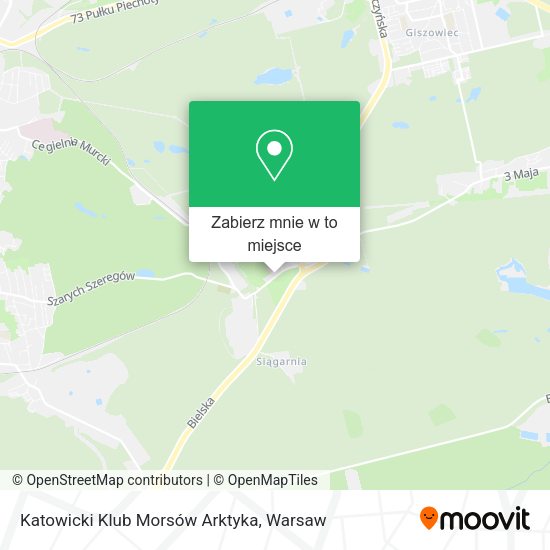 Mapa Katowicki Klub Morsów Arktyka