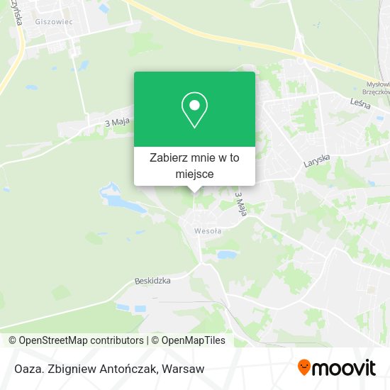 Mapa Oaza. Zbigniew Antończak