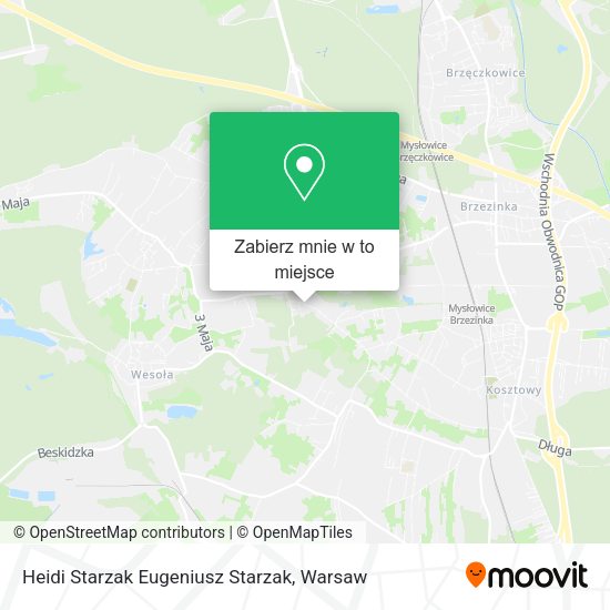 Mapa Heidi Starzak Eugeniusz Starzak