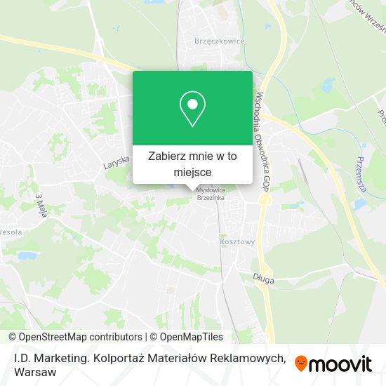 Mapa I.D. Marketing. Kolportaż Materiałów Reklamowych