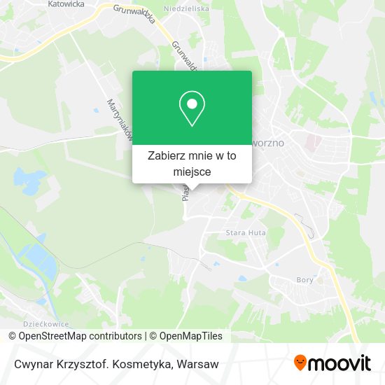 Mapa Cwynar Krzysztof. Kosmetyka