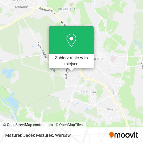 Mapa Mazurek Jacek Mazurek