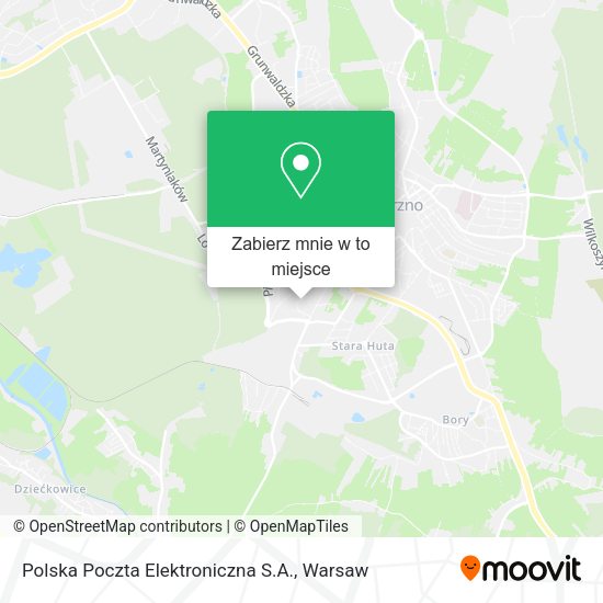 Mapa Polska Poczta Elektroniczna S.A.