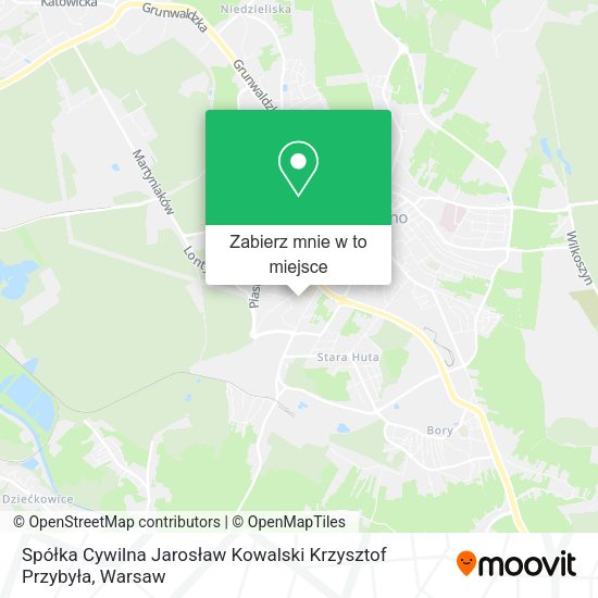 Mapa Spółka Cywilna Jarosław Kowalski Krzysztof Przybyła