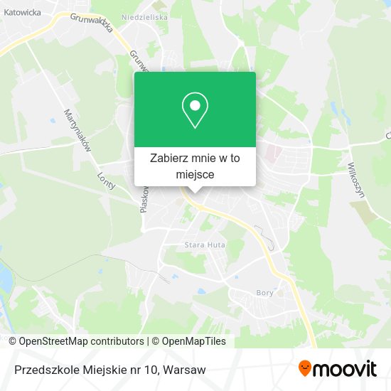 Mapa Przedszkole Miejskie nr 10