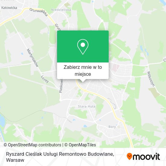 Mapa Ryszard Cieślak Usługi Remontowo Budowlane