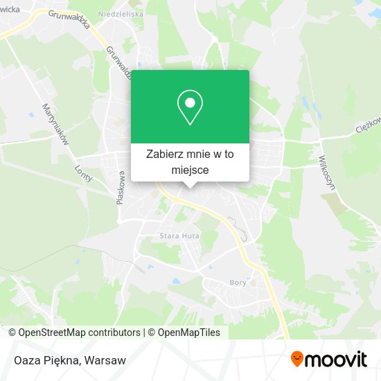 Mapa Oaza Piękna