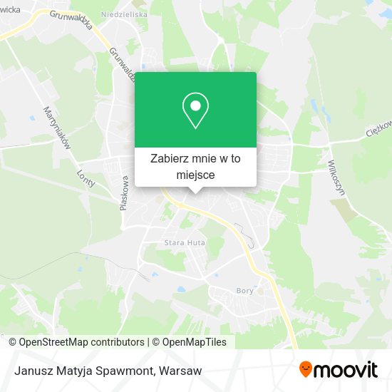 Mapa Janusz Matyja Spawmont