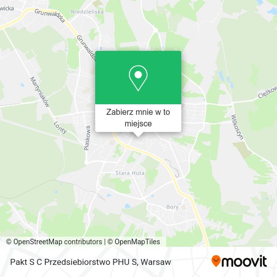 Mapa Pakt S C Przedsiebiorstwo PHU S