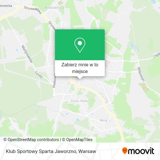 Mapa Klub Sportowy Sparta Jaworzno