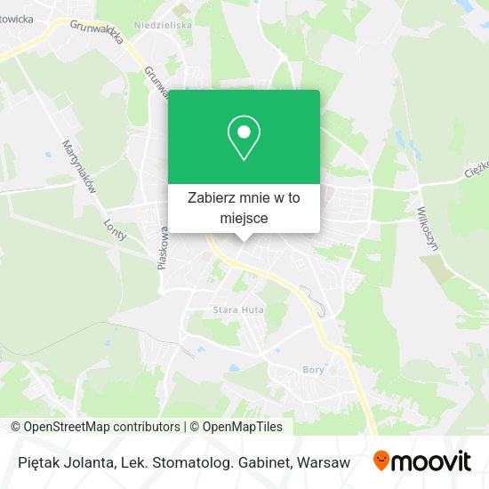 Mapa Piętak Jolanta, Lek. Stomatolog. Gabinet