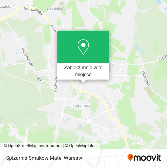 Mapa Spizarnia Smakow Mate