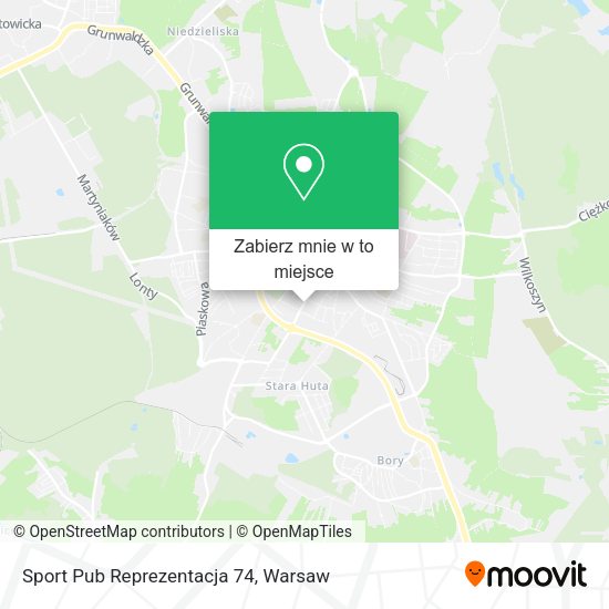 Mapa Sport Pub Reprezentacja 74